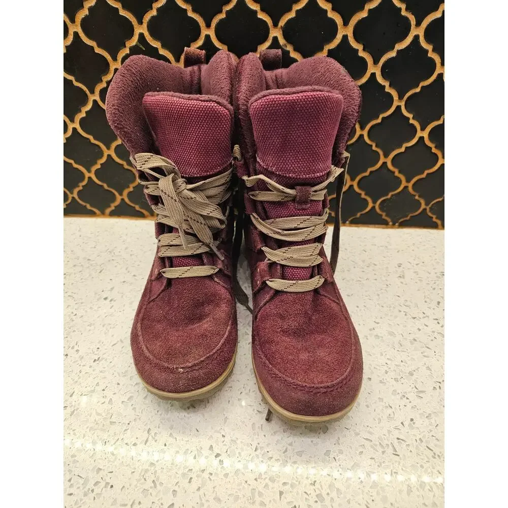 Sorel Meadow Suede Waterproof Winter Boots – Purple Dahlia – Women’s 6.5
